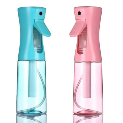 Spray Bottle For Hair,Continuous Spray Bottle, Fine Mist Empty Spraying Water Bottles for Plants, travel, Salons,Ironing and Cleaning (Blue,pink) - color: Blue,pink