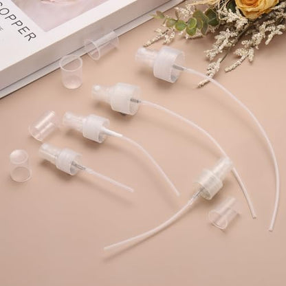 uxcell Spray Top 12Pcs 24/410 Plastic Fine Mist Reusable Replacement Clear | Spray Bottle Pump Plastic Top Reusable Replacement for Cosmetic Perfume and Body Sprays Bottle - color: Clear, size: 24/410