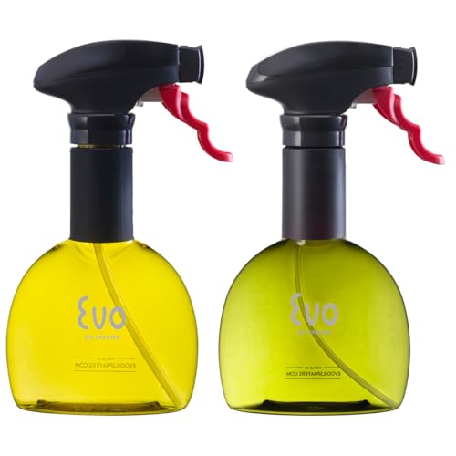 Evo Oil Sprayer Minis, Non-Aerosol for Olive, Cooking Oils, and Vinegars, 8-Ounce Capacity, 1 Each Yellow and Green - color: Yellow and Green