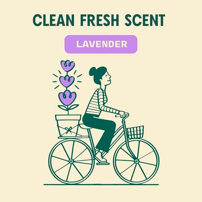 Aunt Fannie's All Purpose Household Cleaner, Multi-surface Spray, Powered by Vinegar for Kitchen, Bath, Windows and Countertops, Lavender Scent (Pack of 3) - size: 16.9 Fl Oz (Pack of 3)