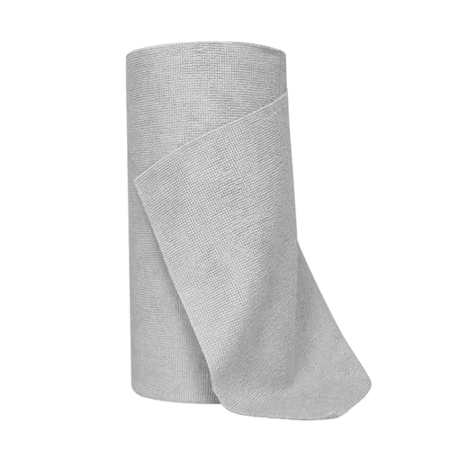 50PCS Microfiber Towel Roll, 12×11.6 inch Washable Tear Away Cleaning Cloth, Reusable Ultra Absorbent Rags Scratch Free Quick Drying Towel Roll, Lint-Free Cloth for Car (Gray) - color: Gray