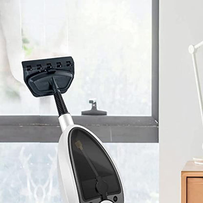 Steam Mop - Detachable Handheld Steam Cleaner, 20ft Power Cord and 300ml Water Tank, Suitable for Hardwood Floor, Carpet, Tile, Laminate, Marble (White)