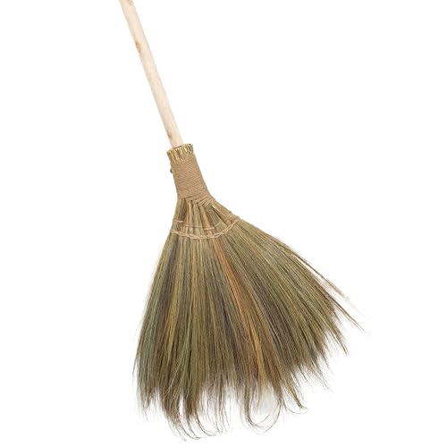 Vietnamese Straw Soft Broom with Long Handle - Sweeping Whisk Broom - with 51.18 inch Length