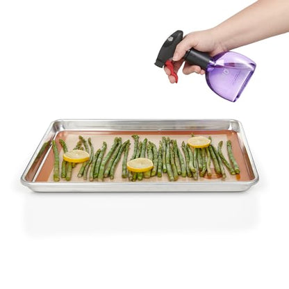 Evo Oil Sprayer Minis, Non-Aerosol for Olive, Cooking Oils, and Vinegars, Purple, 8-Ounce Capacity, Set of 2 - color: Purple