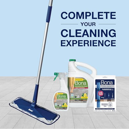 Bona Multi-Surface Floor Cleaner Spray - 32 fl oz - Lemon Mint Scent - Refillable - Residue-Free Floor Cleaning Solution for Stone, Tile, Laminate, and Vinyl Floors - size: 32 Fl Oz (Pack of 1)