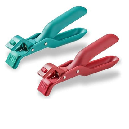 2026 New Hot Plate Gripper, Multi-Angle Anti-Scald Bowl Holder Clip, Multi-Function Hot Dish Gripper Handles, Kitchen Silicone Anti Slip Clip Tool for Pot, Pan, Bowl, Plate, Baking Tray (Mixed*2PCS) - color: Mixed*2PCS