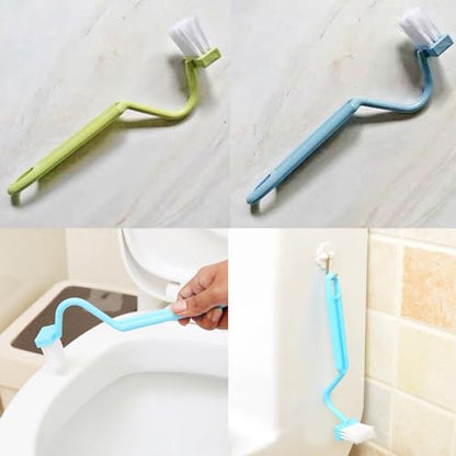 V-Shaped Toilet Brushes, Crevice Cleaning Brushes, Tile basins, Stainless Steel Sinks, Bathroom Kitchen Supplies. (2 pcs)