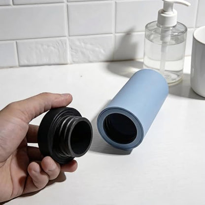 Dish Soap Dispenser for Kitchen, Silicone Squeeze Bottle for Dish Detergent (Light Blue) - color: Light Blue