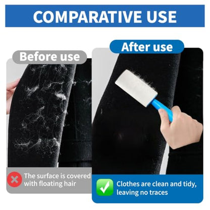 Extra Sticky Lint Roller Refills, 600 Sheets Total (10 Rolls x 60 Sheets), Pet Hair Remover Refill Rolls for Cat and Dog Hair Removal,Clothes, Furniture, Carpet, Dust - size: 3.9 inch 600 sheets
