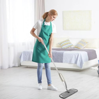 Microfiber Spray Mop for Floor Cleaning with 4 Washable Pads, Hardwood Floor Mop, Gray
