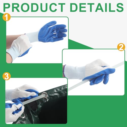 Faccito 1 Pack Litter Bag with Shoulder Strap Trash Pickup Bag Holder Lawn Leaf Chute Vinyl 4.45 Cubic Feet No Bending Portable Trash Picker Grabber for Patio Yard Garden (Green) - color: Green
