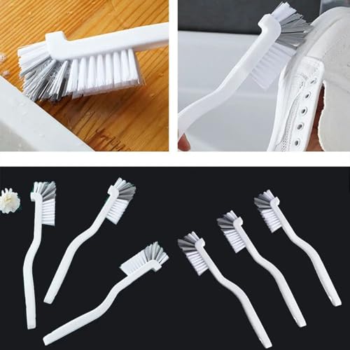 2 Pack Kitchen Scrub Brush - Stiff Bristles for Tight Spaces, Multi-Purpose Cleaning Tool for Sink, Tiles, Shower & Bottles - size: 2 Pack