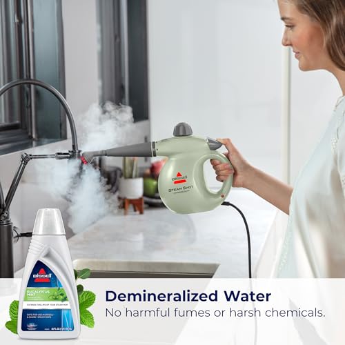 BISSELL EUCALYPTUS MINT DEMINERALIZED STEAM MOP WATER, 32 ounces, 1392, WHITE - style: Contemporary