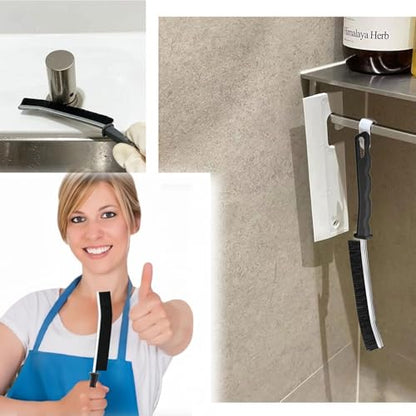 Hard Bristle Crevice Cleaning Brush - 6Pcs Multifunctional Gap Cleaning Brush to Clean Narrow Spaces, Corner Cleaning Brush for Bathroom Kitchen Shower Window Grout Tile