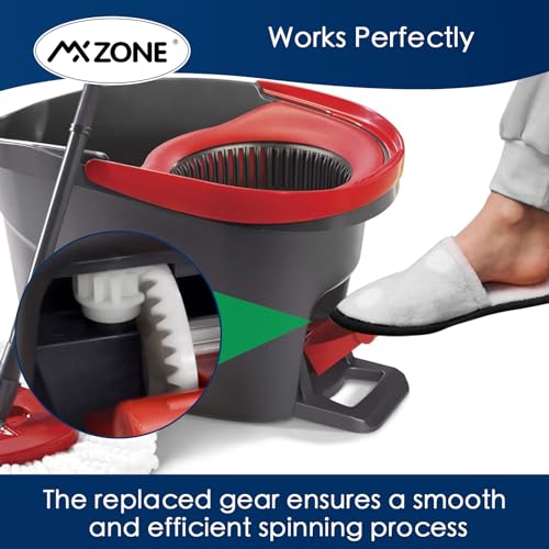 Pedal Bearing Replacement Compatible with O Cedar Mop Bucket, One Way Clutch Gear Sprockets Repair Spin Mop and Bucket, 2 Packs - size: 2pcs Bucket Gear
