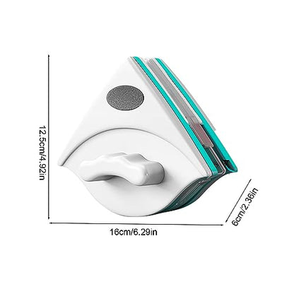 PUCHEN Double Sided Magnetic Window Cleaner, Magnetic Window Cleaning Brush, Window Wipers For Glass, Window Cleaning Tools Glasses Cleaner Cleaning Brush for High Windows - color: M(5~12mm)