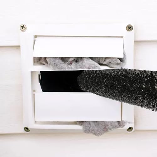 3PCS Crevice Gap Cleaning Tool Kit Brush Dryer Lint Brush Vent Cleaner 27 inch Refrigerator Condenser Coil Cleaning Brushes & Hard Bristle Crevice Cleaning Brush for Household Use