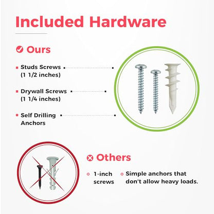 TIDYME Garage Tool Organizer Wall Mount - 96 inches - Sturdy Storage Rack with Adjustable Hooks, Anti-Rust - Easy Installation, 600lbs Capacity - Garden Tool Organizer (06 Racks & 12 Hooks) - size: 96" Carbon Steel with 6 Racks & 12 Hooks