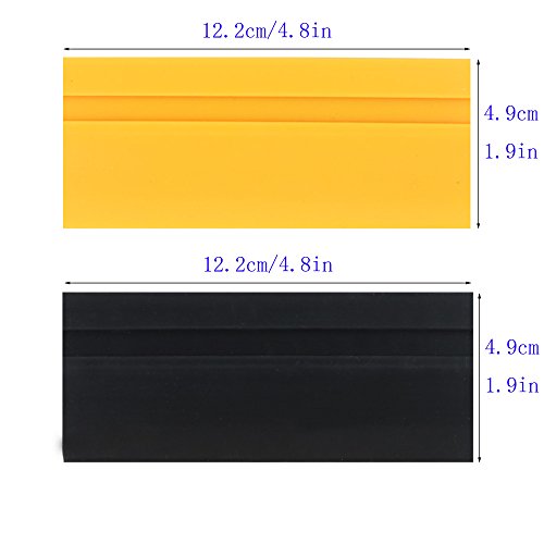 Gebildet Soft Rubber Squeegee blade for Car vinyl wrapping, window tint film installation, car decal tool. Home Glass/Mirror/Window Cleaning as Water blade.