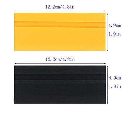 Gebildet Soft Rubber Squeegee blade for Car vinyl wrapping, window tint film installation, car decal tool. Home Glass/Mirror/Window Cleaning as Water blade.