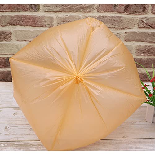 Small Trash Bags Strong Thicken Biodegradable Garbage Bag Wastebasket for Kitchen Office Home Bathroom Bedroom 100 Counts Random Color, Orange, 17.7 inch x 19.7 inch(45 x 50 cm)