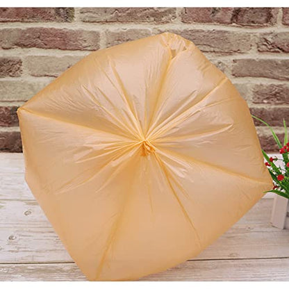 Small Trash Bags Strong Thicken Biodegradable Garbage Bag Wastebasket for Kitchen Office Home Bathroom Bedroom 100 Counts Random Color, Orange, 17.7 inch x 19.7 inch(45 x 50 cm)