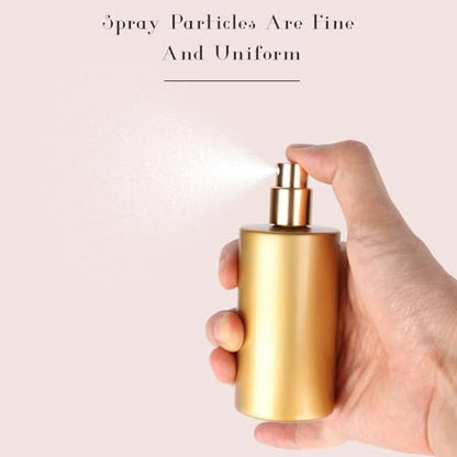 2pcs 50ml Glass Spray Bottle for Perfume,Refillable Travel Perfume Atomizer Bottles,Black&Gold Portable Cologne Atomizer Empty Bottle.(Black&Gold) - color: Black & Gold