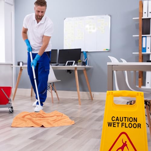 SmoothNovelty 10 Pcs Extra Large Microfiber Cloth 30" x 20" Large Floor Microfiber Towel Reusable Washable Free Lint Free Cloth Rag for Squeegee Mop Floor Window Housekeeping (White,Yellow) - color: White, Yellow
