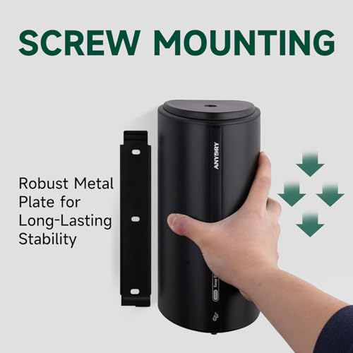 anydry 29fl.oz/850ml Commercial Automatic Liquid Soap Dispenser Wall-Mounted Large Capacity Model AD1209 Black - color: Black