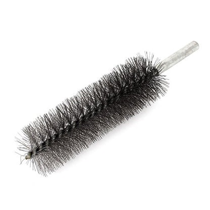 Aexit 18cm Length Masonry Tools 35mm Diameter Stainless Steel Wire Tube Masonry Brushes Cleaning Brush