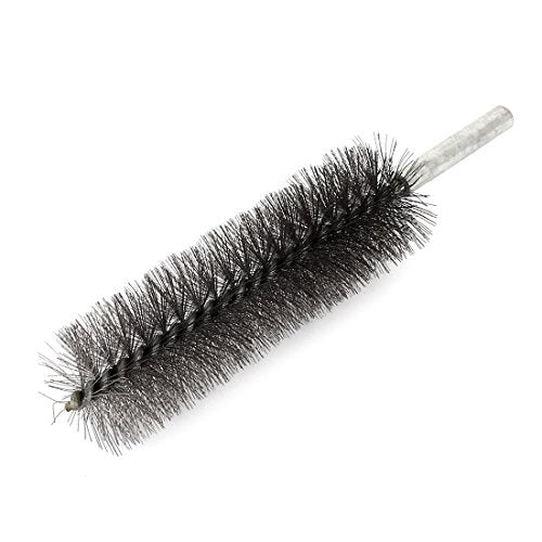Aexit 18cm Length Masonry Tools 35mm Diameter Stainless Steel Wire Tube Masonry Brushes Cleaning Brush