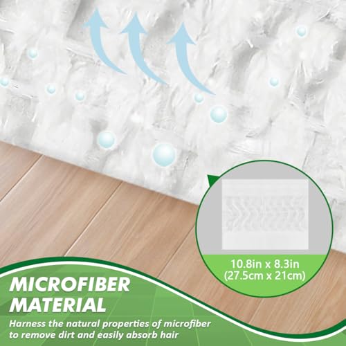 GLIMGLINT Heavy Duty Dry Sweeping Cloths Compatible with Swiffer Sweeper, Disposable Duster Mop Pads Refills for Floor Cleaning, Pet Hair, Dust and Dirt, Dry Cloths for Wood Floors, 100 Count - size: 100 Count