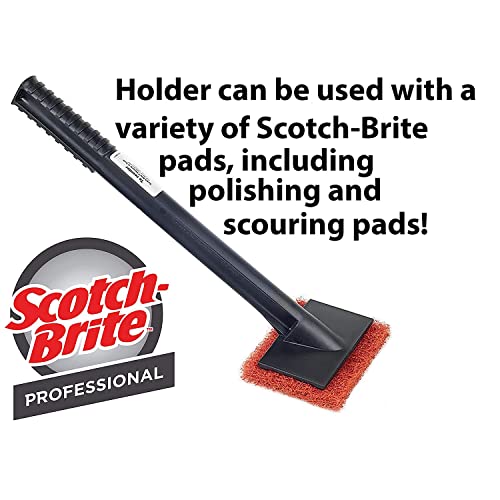 3M Scotch-Brite Griddle Cleaning, Quick Clean Heavy Duty Scour Pad, 4 in x 5.25 in, 6 Pads/Pack, For Baked On Food and Cooking Oils, Use on Hot or Cool Griddle - size: 4 in x 5.25 in, style: 6 Pads/Pack