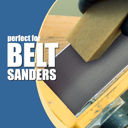 Abrasive Cleaning Stick Sandpaper Cleaner | Remove Dust and Debris from Sanding Belts & Discs | Xtra Large Natural Rubber Cleaning Block for Woodworking | 2" X 2" X 12" (Xtra Large 2 Pack) - size: Xtra Large 2 Pack