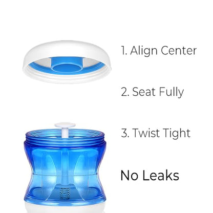 Dish Brush with Soap Dispenser, Stiff Bristles Dish Scrubber for Pots, Pans & Sink Cleaning, 2 Pack - color: Blue 2 Pack