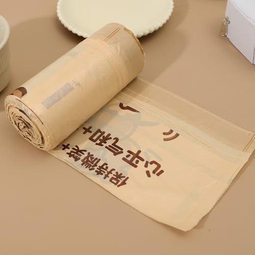 50Pcs/Roll Cartoon Drawstring Garbage Bag Large Capacity Handheld Thickened Trash Bag