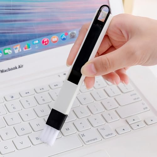 Versatile Window Slot Cleaning Brush, 2 in 1 Groove Gap Cleaning Brush Broom for Keyboard Drawer Cabinet Door Lamp Groove