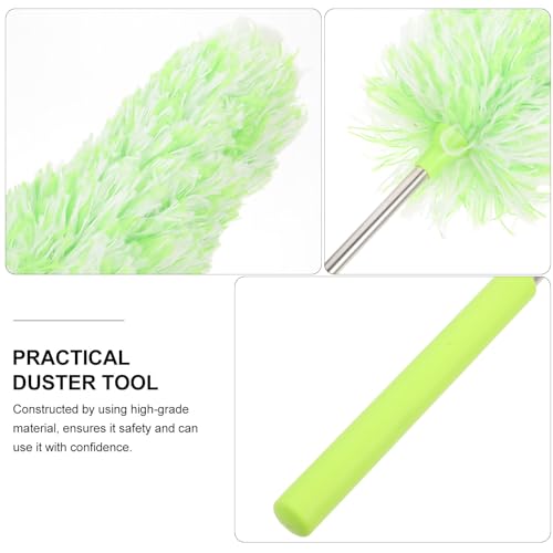 Hemobllo Microfiber Extendable Duster Cleaning Tool with Telescopic Handle, Washable Household Dust Sweeper for High Ceilings and Furniture Dust Removal