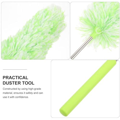 Hemobllo Microfiber Extendable Duster Cleaning Tool with Telescopic Handle, Washable Household Dust Sweeper for High Ceilings and Furniture Dust Removal