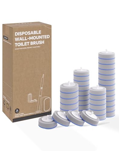Disposable Toilet Cleaning System - Toilet Wand Kit with 36 High-Performance Refills, Wall Mounted Brush and Holder for Deep Cleaning Bathroom (Only Contains 36 Refills) - size: 36 Refills