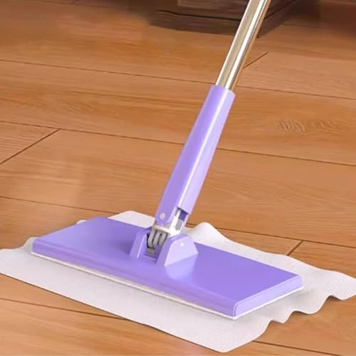 Zero S nap Grip Mini Mops, Retractable Ga p Dust Cleaner Flat Mops with 360° Rotating Head & Sweeping Cloths for Gaps & Multi- for Kitchen Bathroom Car Floor Home - color: Purple-s