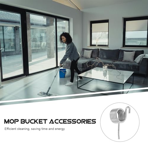 Beavorty Mop Bucket Accessories Metal Drain Basket Spring Replacement for Efficient Water Extraction in Commercial Mop Buckets Durable and Easy to Install