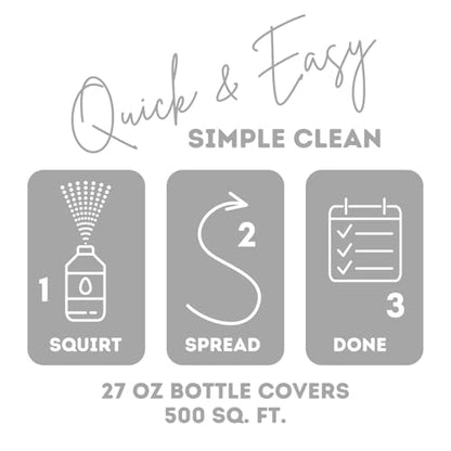 Quick Shine Hardwood Floor Cleaner 27oz| Use in Spray & Vac Mops| Removes Dirt & Scuff Marks| Ready-to-Use, Streak Free, No Rinse| Safer Choice Cleaner| Perfect for Gentle and Effective Cleaning - size: 27 Fl Oz (Pack of 1), style: 1 Bottle