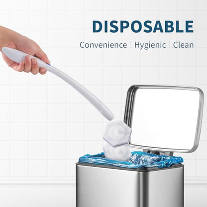 Compatible with Clorox Toilet Wand – Disposable Toilet Brush Head Refills (20 Count), Wand Not Included - size: 20 Count