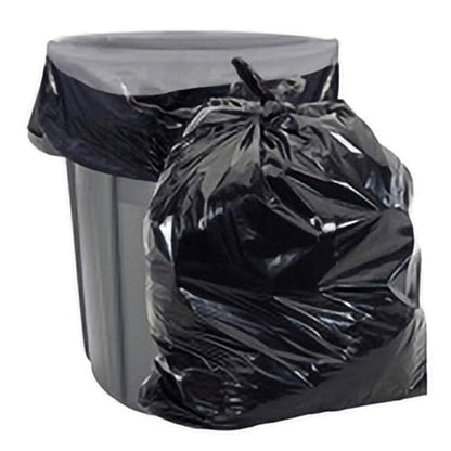 Aluf Plastics - Value COEX 3 Ply Garbage Bags, 33 Gallon, 2 Mil (eq), 33"x47", Black, 400 Count - style: 42 Gal, 2 Mil Equiv, 400 Count