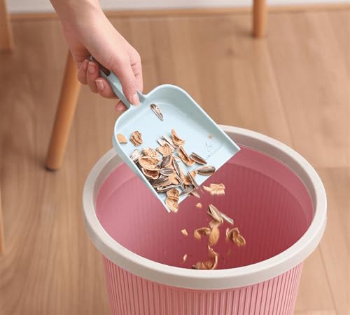 Mini Dustpan and Brush Set, 2 in 1 Portable Small Desk Sweeping Broom, Compact Tabletop Cleaner for Desktop, Keyboard, Sofa, Pet Hair, Crumbs Home Office Cleaning