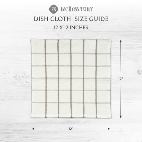 100% Cotton Terry Dish Cloth & Dish Towel, 6 Pack, Super Soft and Absorbent Kitchen Towels, Perfect for Kitchen Cleaning and Dish Washing (Grey (DT and DC Combo)) - color: Grey (Dt and DC Combo)
