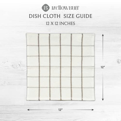 100% Cotton Terry Dish Cloth & Dish Towel, 6 Pack, Super Soft and Absorbent Kitchen Towels, Perfect for Kitchen Cleaning and Dish Washing (Grey (DT and DC Combo)) - color: Grey (Dt and DC Combo)
