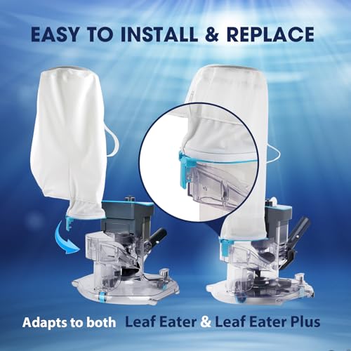Premium Mesh Bag Replacement for PoolCent Handheld Cleaner——Leaf Eater/Leaf Eater Plus (50 Microns) - style: Premium Mesh Bag (50 Microns)