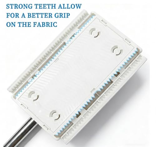 Snap Grip Mini Mop, Zero Touch No Wash Lazy Mop with One-Click Cloth Change, Compatible with Face Towels, Adjustable for Wet/Dry Floors, Tile, Hardwood, Corners, Tight Spaces (6 Reusable Cloths)